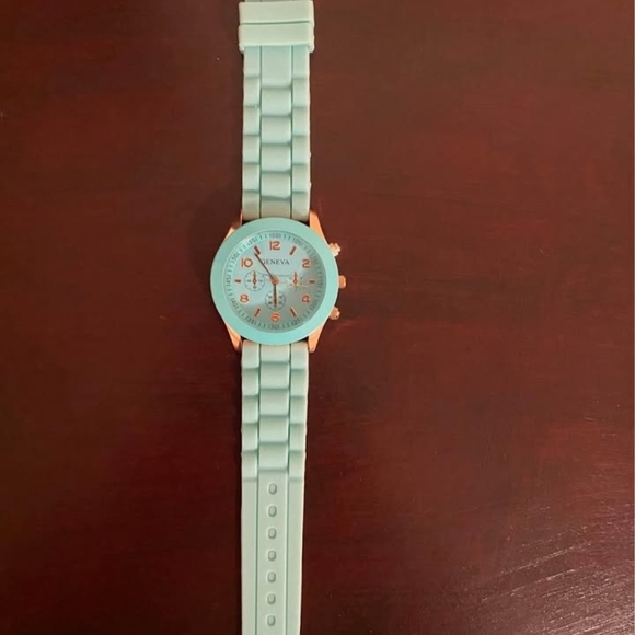 Geneva Turquoise Watch with Rose Gold Accents - Picture 4 of 4
